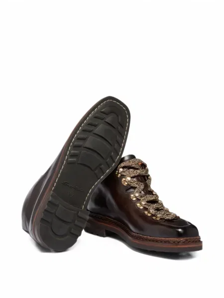 Botine Santoni din piele maro