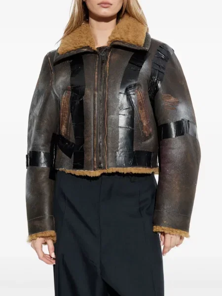 Geanta de piele Balenciaga maro