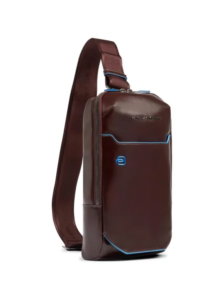 Geanta crossbody Piquadro maro