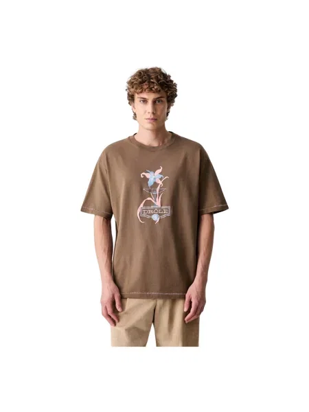 Drôle de Monsieur T-shirt Iris brązowa