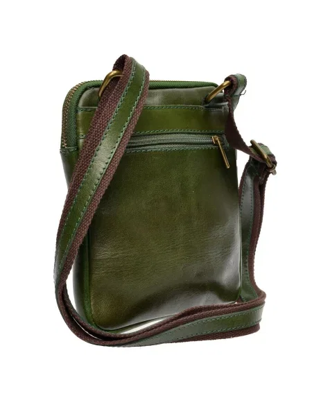Geanta crossbody Anna Luchini verde
