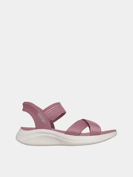 Сандалії Skechers ULTRA FLEX SANDAL текстиль рожевий