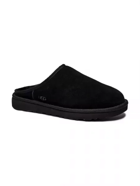UGG Căptușite mules încălțăminte CLASSIC cu adaos de lână | piele întoarsă negru