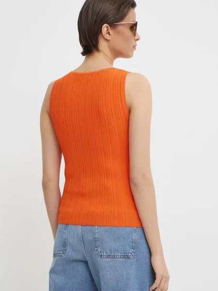 Top Dkny pomarańczowy