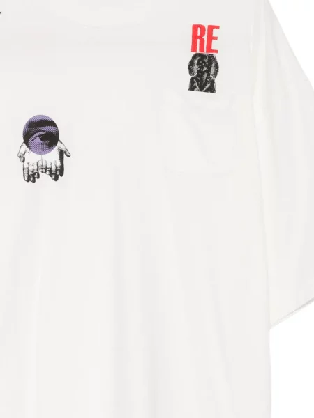 Tricou Undercover cu imagine alb