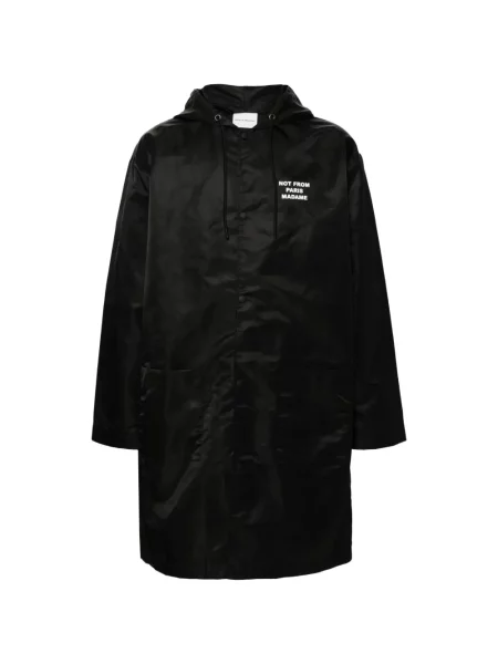 Parka Drole De Monsieur z kapturem czarna