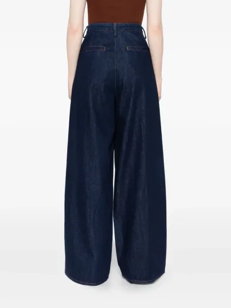 Blugi 7 For All Mankind plisate albastru