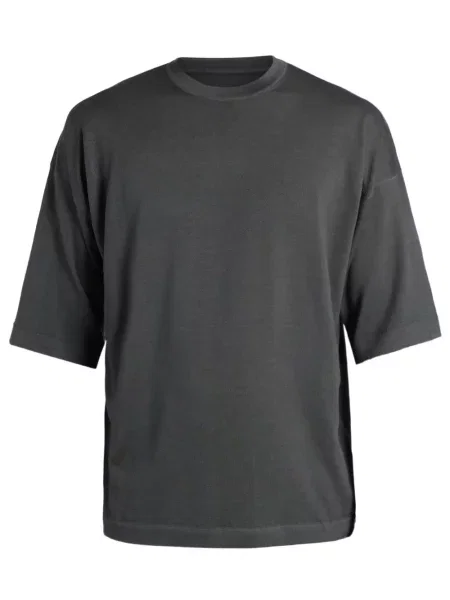 Tricou Barena cu decolteu rotund gri