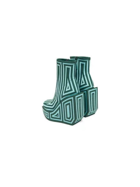 United Nude Čizme Wa Bootie Hi zelena