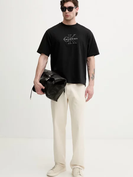 Calvin Klein Jeans kratka majica črna