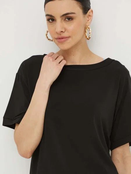 Max Mara Beachwear bluzka czarna