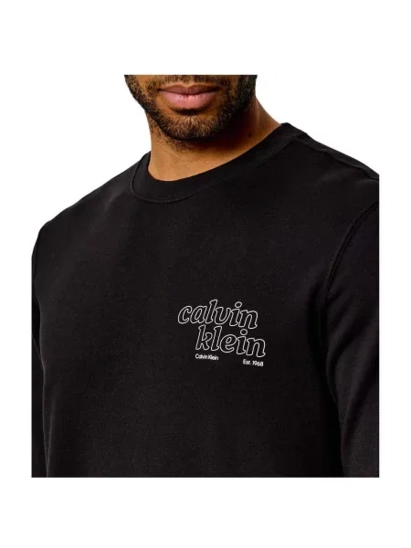 Mikina Calvin Klein Jeans čierna