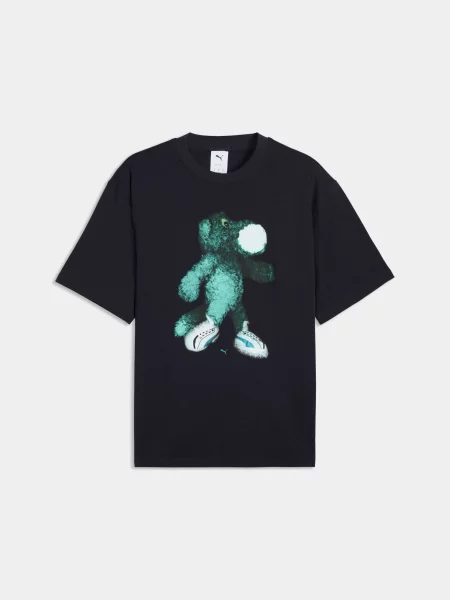 Футболка PUMA Graphic Tee комбінований верх синій