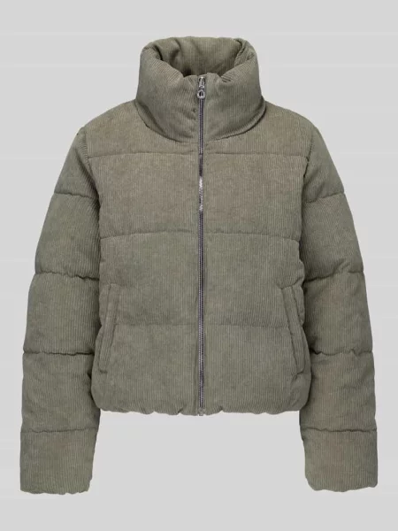 Kurtka pikowana o kroju regular fit ze sztruksu model ‘NEWDOLLY’ Only oliwkowa