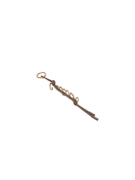 Kulcstartó Calvin Klein Knotted Script Hw Bag Charm bézs