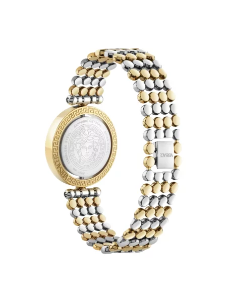 Versace zegarek srebrny zielony