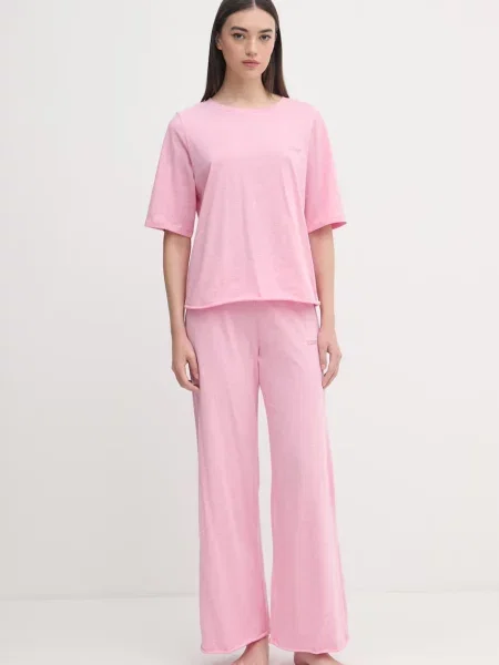 United Colors of Benetton dvojdielne pyžamo dámske ružová