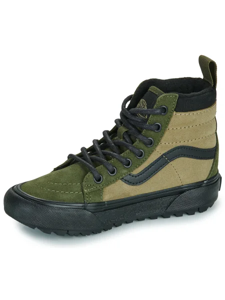 Členkové topánky Vans béžová