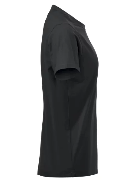 Clique Premium-T – koszulka z okrągłym dekoltem – black biała