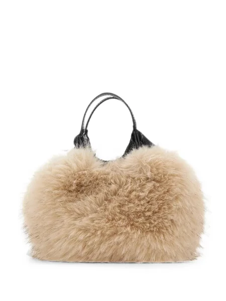 Szőrös shopper táska Gianni Chiarini