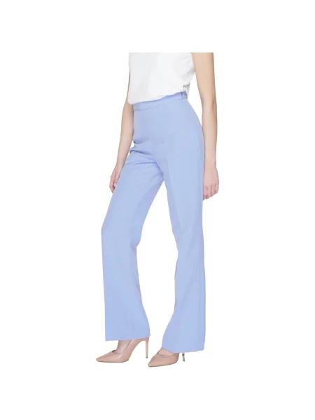 Pantaloni Silence alb