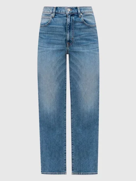 Джинси з ефектом потертості Slvrlake блакитні