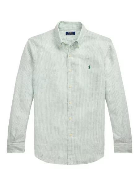 Szerokie polo Polo Ralph Lauren z przetarciami w paski czarne