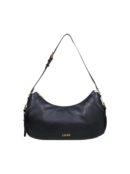 Torebka hobo Liu Jo skórzana czarna