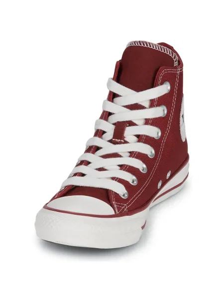 Pantofi Converse din piele de căprioară roșu
