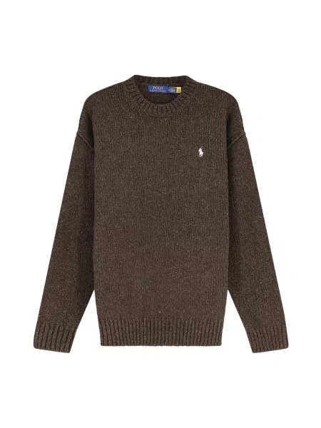 Sweter Polo Ralph Lauren wełniany brązowy