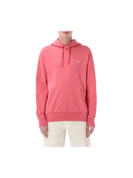 Bluza z kapturem Ralph Lauren z kapturem różowa