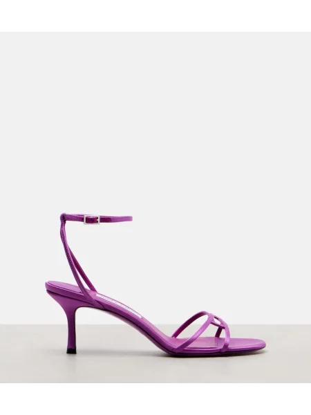 Sandale Jimmy Choo din satin violet