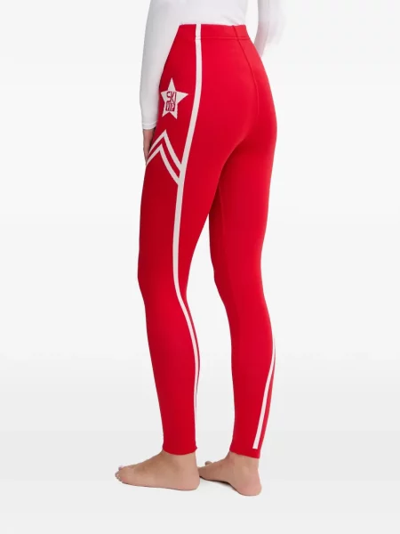 Legginsy Newland w paski czerwone