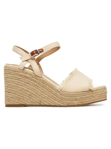 Espadryle beżowe