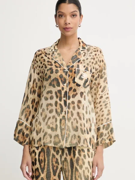 ERMANNO Firenze bluzka lounge z beżowa