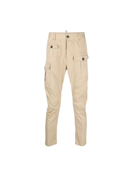 Bojówki Sexy Cargo Fit blau beżowe
