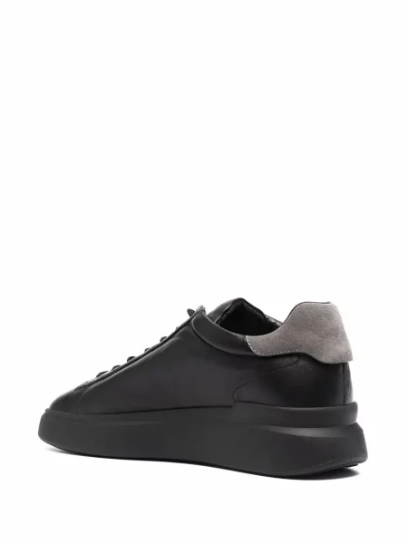 Sneakersy Hogan sznurowane koronkowe czarne