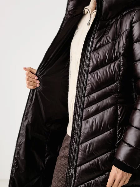 DKNY hosszú dzseki női barna