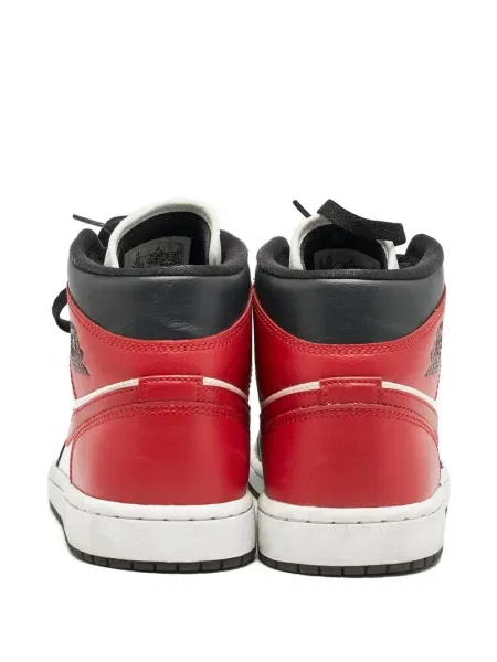 Sneakerși Jordan Air Jordan 1 din piele alb