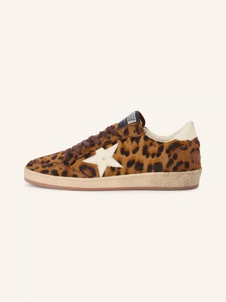 Golden Goose Sneakersy Ball Star / tmavě / krémová hnědá