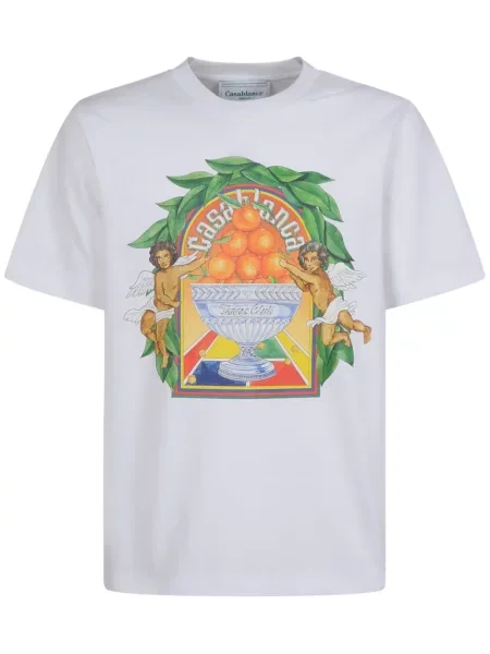 Tricou Casablanca cu imagine alb