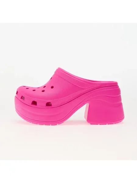 Чехли Crocs Siren Clog с дебел розово