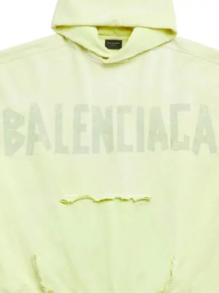 Mikina s kapucí Balenciaga s oděrkami
