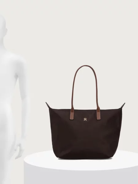 Tommy Hilfiger шопинг чанта дамска кафяво