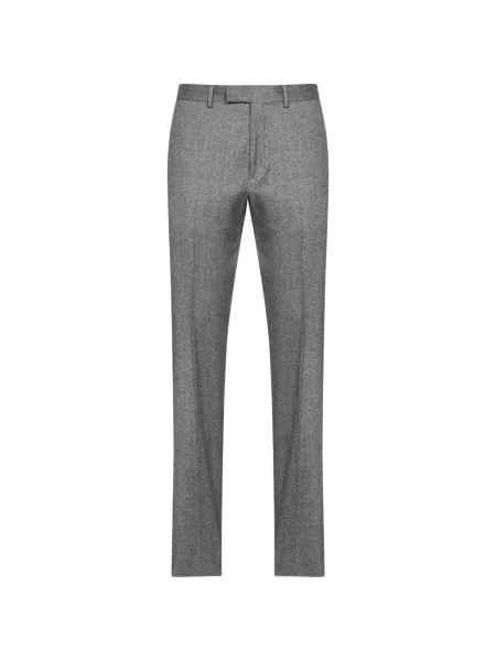 Pantaloni Zegna de lână conici gri