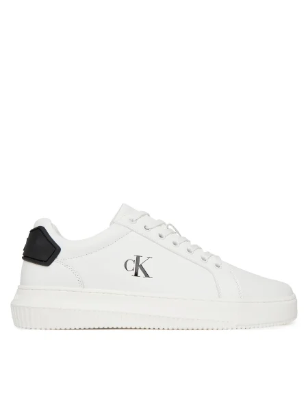 Calvin Klein Jeans Сникърси Chunky Cupsole Ru Patch Lth бял