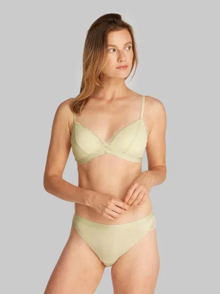 Труси Calvin Klein Underwear поліамід/еластан жовтий