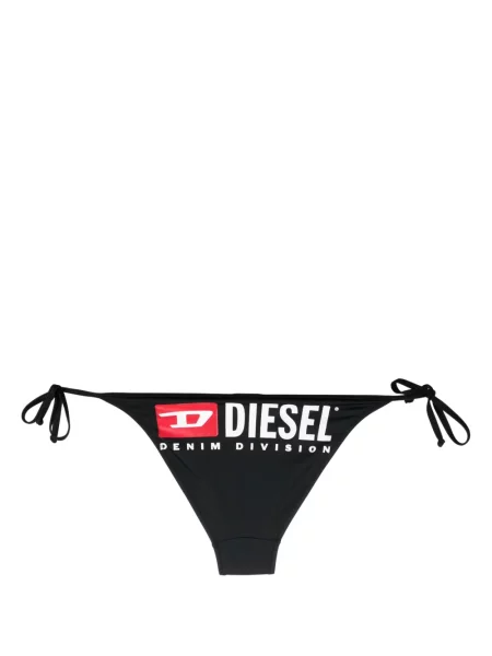 Raštuotos kelnaitės Diesel juoda