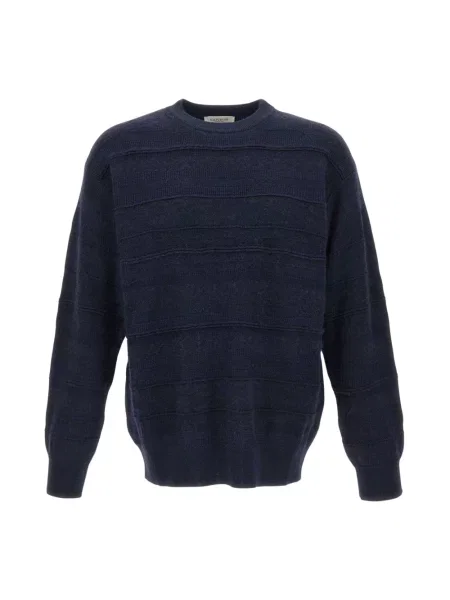 Sweter Laneus wełniany niebieski