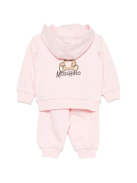 Komplet dresowy dziecięcy Moschino różowy